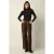 Paige Fargo Cord broek in leopard