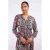 Didi maxi jurk met ceintuur en print – meerkleurig