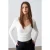 Slim Fit V-hals Gebreide Blouse