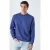 Sweatshirt met geribde ronde hals