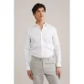 Van Gils slim fit overhemd white uni