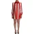 Dolce & Gabbana Dames Witte Rode Stretch Mini Hemd Jurk