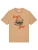 Watapparel Shirt ‘Burger Please’  camel / kreeft / zwart