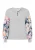 Usha Trui ‘Fashion Look’  marine / lichtgrijs / lichtoranje / wit