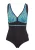 BECO the world of aquasports Badpak ‘Zebra Vibes’  blauw / groen