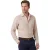 Overhemd Ledub Modern Fit beige gemêleerd