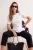 TRENDYOLMİLLA Dames Ecru Effen Kort Peplum Blouses