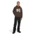 Malelions hoodie met print – donkerbruin