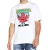 Dsquared2 Maple Leaf op de voorkant wit T-shirt