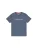ALPHA INDUSTRIES Shirt  blauw / wit