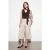 Hoge Taille Wijde Crepe Culotte