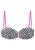 BUFFALO Bikinitop  neongeel / pink / zwart / wit