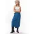 Catwalk Junkie Denim Wrap Skirt Medium Blue