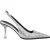 Stine Goya Eiffel Mirror Metal Cap Sling Back Silver