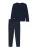 Lange pyjama Schiesser navy geruit