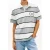 Tommy Hilfiger Tjm Relaxed Ss Stripe Polo Grey Heather Stripe