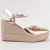 Montevita Espadrilles Met Sleehak Esparteo6 Goud