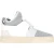 Balenciaga Sokstijl High-Top Sneakers in Grijs en Wit Polyester en Leer