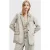 AllSaints Ever Denim Blazer Sand Grey