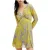 AllSaints Lini Inspiral Dress Zest Lime Green