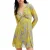 AllSaints Lini Inspiral Dress Zest Lime Green