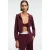 grimelange cropped sweatshirt met capuchon en halve rits