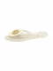 ILSE JACOBSEN Teenslipper ‘Cheerful 16’  geel / offwhite