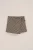 WE Fashion – Meisjes jersey skort met overslag en ruit – Regular fit – Bruin – Viscose –