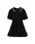 WE Fashion Jurk  zwart / wit