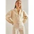 Parels Versierde Rits Crop Vest