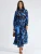 MSN Collection Jurk  blauw / zwart