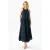 Sima Lange Zomerkleed in Schouderband Şile Stof, Marineblauw LCVT