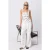 TRENDYOLMİLLA Dames Wit Effen Lang Regular fit Blouses