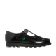 Kickers Junior Fragma T-Bar Patent meisjesschoenen in zwart