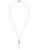 Philipp Plein Ketting  zilver / transparant