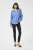 Blouse met lange mouwen Regular fit Ebb and Flow blue