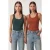 Fitted U-hals Gebreide 2-Pack Tanktop