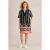 White Stuff June Linen Dress Black Print