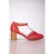 Fancy Footwork pumps in rood