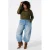 MS Mode Plus Size top – olijfgroen