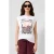 QS top met print – wit