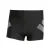 ADIDAS PERFORMANCE Sportzwembroek ‘Big Bars’  grijs / zwart / wit