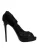 Lace Platform Pumps Zwarte Kanten Hakken