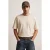 TRENDYOL MAN Heren Beige Effen Kort Relaxed fit T-shirts