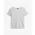 V-hals geborduurd logo gemêleerde T-shirt dames Superdry