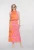 Geisha Dress Halter 67358-70 Lange Jurken 445 Fuchsia/orange