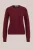 WE Fashion – Dames gebreid vest met structuur – Regular fit – Saffraan rood – Biologisch katoen –