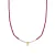 Luxenter Ketting van 925 sterling zilver en witte parel met 18k geelgoud afwerking – Gama