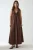 Maxi-jurk met U-hals