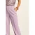 Expresso wide leg high waist pantalon lila